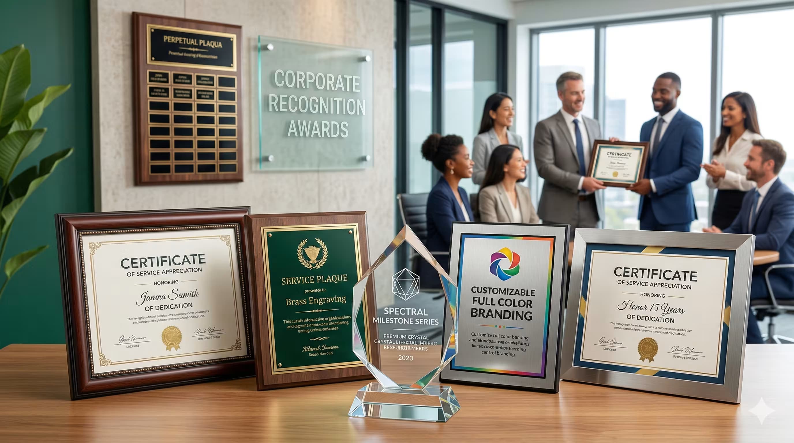 Where to Find Personalized Plaques and Certificates for Service Awards