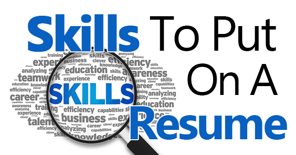 Good skills for a resume