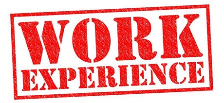 Why is work experience important to get employed?
