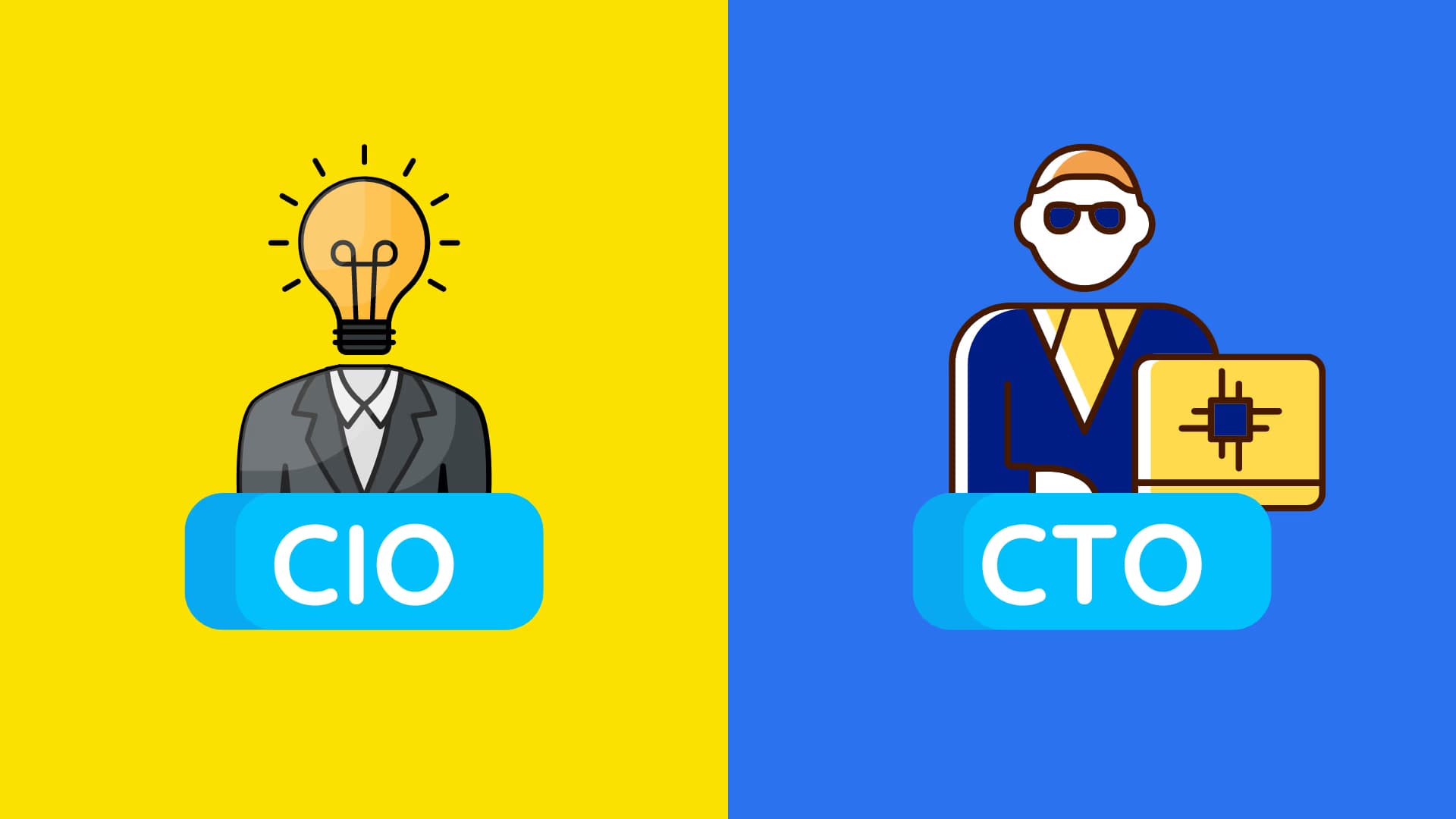 Chief Information Officer (CIO) vs. Chief Technology Officer (CTO): Roles, Responsibilities, and How to Choose the Right Fit