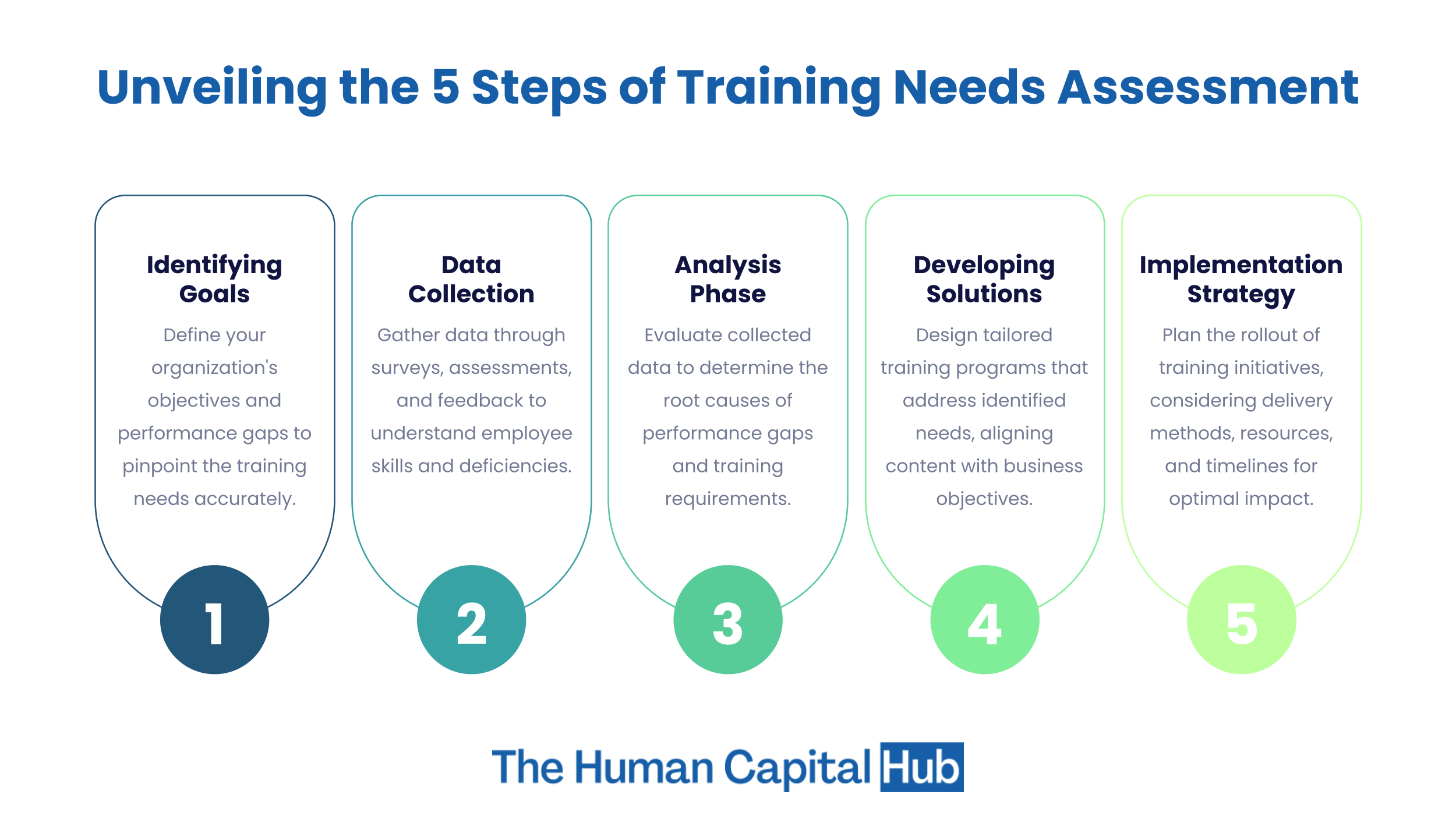 What are the 5 Steps of Training Needs Assessment?