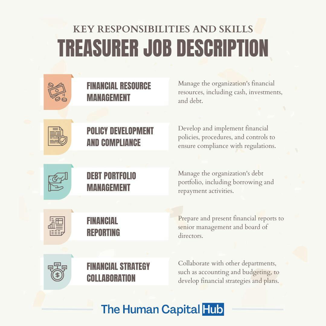 Job Description For A Treasurer